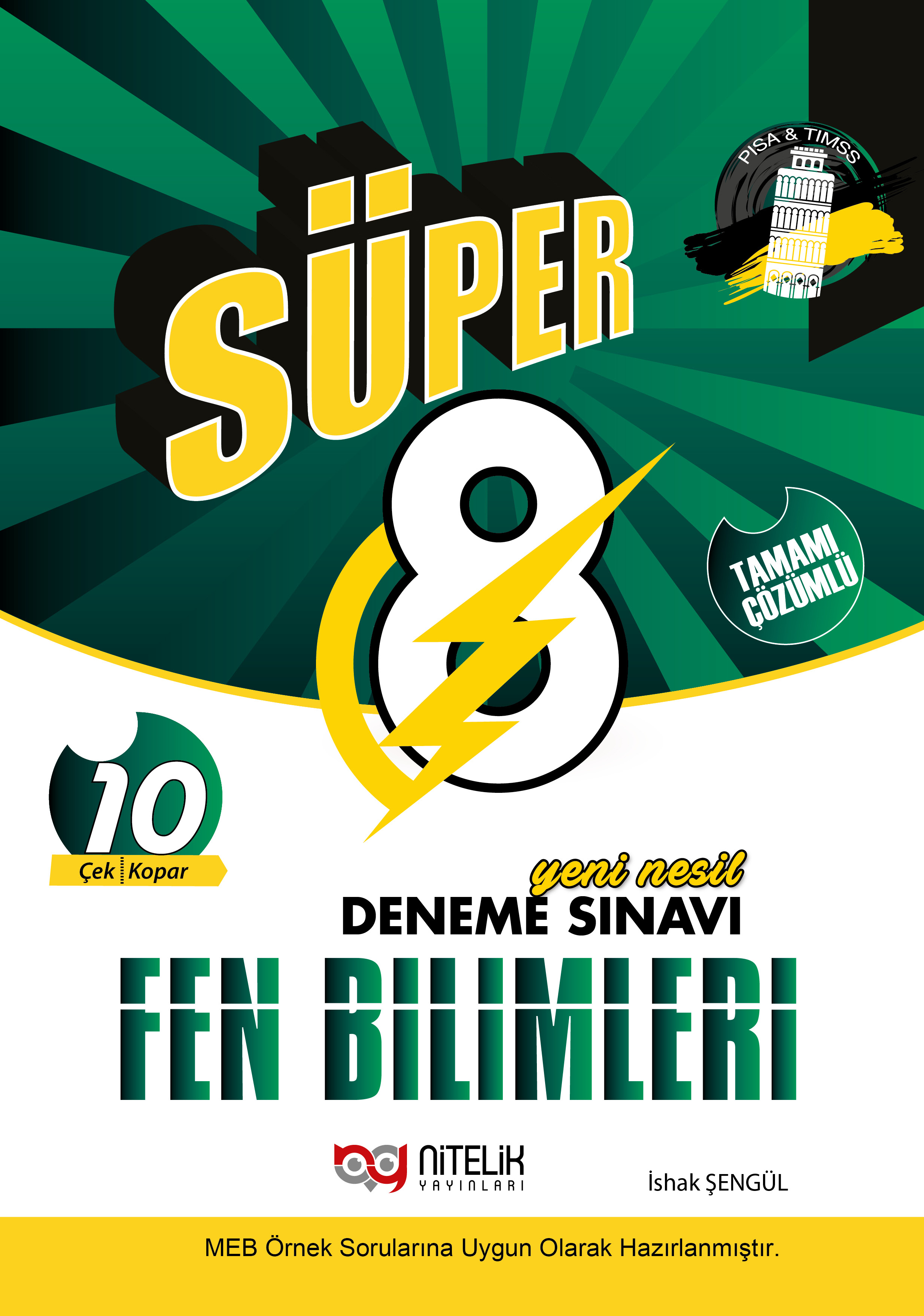 Süper 8. Sınıf Fen Bilimleri Yeni Nesil Deneme Sınavı kapak görseli